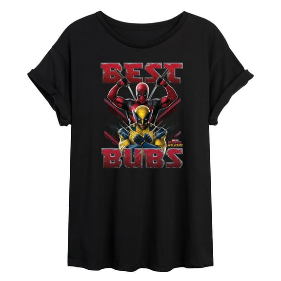 Marvel Deadpool & Wolverine - Best Bubs - Women's Oversized Graphic T-Shirt