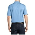 thumbnail image 2 of Yellow Rooster Mens Short Sleeve Shadow Stripe Polo Shirt Carolina Blue XS, 2 of 7