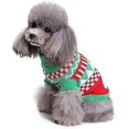 thumbnail image 3 of Suéter para perros Ropa informal Poliéster Patrón de hueso Camiseta para perros Suéter para perros Para Navidad Vacaciones Cosplay S, 3 of 5