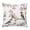 Pink, White, Brown, variant on Throw Pillow Covers, Pink Spring Floral 24x24 Pillow Covers for Couch/Sofa/Bed, Birds Elegant Farmhouse Art Decorative Square Linen Cushion Pillowcase for Home Decor