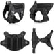thumbnail image 4 of Conjunto de arnés y correa tácticos de nailon para perros, chaleco para perros grandes con hebilla de Metal, arnés duradero para mascotas de pastor alemán para perros pequeños y grandes, 4 of 5