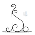 thumbnail image 4 of Iron Plant Hanger Wall Hanging Bracket Flower Hook for Home Garden Decoration 25*21cm, 4 of 12