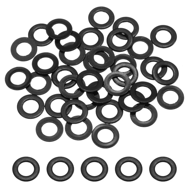 Uxcell 120 Pcs M4 3/16"ID x 5/16"OD Rondelles Plates, Rondelles en Métal Inoxydable