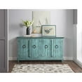 thumbnail image 3 of Bowery Hill Modern / Contemporary Rustic Turquoise Solid Wood 65" TV Stand, 3 of 10