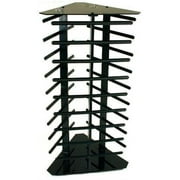 3 Sided Black Rotating Revolving Earrings Countertop Display Holds 108 2" Cards