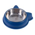 thumbnail image 1 of silver Cuencos para perros, cuencos para gatos, cuenco de comida para gatos con cuenco de acero inoxidable, cuencos elevados resistentes para gatos, 1 of 4