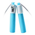 thumbnail image 3 of Cuerda para saltar con contador, cuerda para saltar ajustable, Cable de cuerda para saltar de velocidad rápida para pruebas y competiciones, azul, 3 of 10