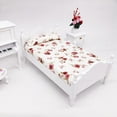 thumbnail image 5 of VerPetridure 1:12 Mini Doll House Furniture Decoration Single Bed Bedroom White Small Bed, 5 of 7