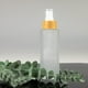 thumbnail image 4 of Botellas de vidrio con tapa de bambú de vidrio esmerilado |Con embalaje de regalo |Pequeños dispensadores vacíos para cosméticos y aceites, 4 of 6