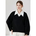thumbnail image 3 of Zhengup Womens Detachable Dickey Collar Half Shirt Blouse Collar Fake False Collar Dickies, 3 of 8