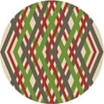 thumbnail image 1 of Ahgly Company Machine Washable Indoor Square Transitional Sienna Brown Area Rugs, 3' Square, 1 of 7