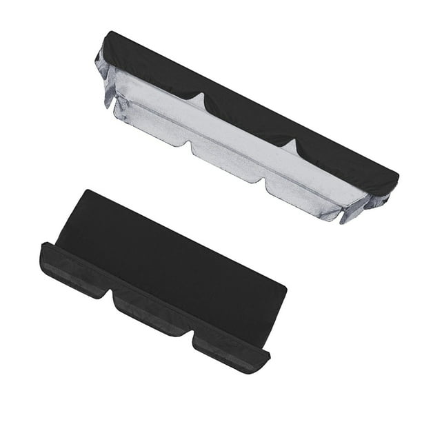 Yuarrent Toldo columpio a prueba de agua, kit de columpio para jardín al aire libre, funda para silla roja Jardín y Patio Negro