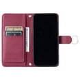 thumbnail image 4 of Funda tipo billetera GANGXUN para Samsung Galaxy S21 Ultra – Tapa abatible con correa para mujer, 4 of 5
