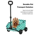 thumbnail image 2 of Pet Stroller Dog Cart, 4 Wheels Folding Small Dogs Cats Stroller, Pet Strolling Cart for Travelling Shopping Walking Playing, 2 of 8