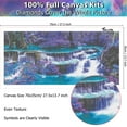 thumbnail image 2 of YALKIN Waterfall Large Diamond Painting Kits for Adults (35.5 x 15.7 inch), 5D Diamond Art Full Round Drill DIY Embroidery Pictures Arts Paint by Number Kits for Home Wall Decor, 2 of 8