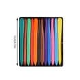 thumbnail image 2 of TIELUTT Sticks with Crayon 6 12 24or36 Colors Crayons for Toddlers Washable Crayons for Babies Easy to Hold Stoneware Ink Bottle Batteries for Carts Pen Erasable Pen Pin Holder Display Aluminum Pen S, 2 of 3