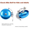 thumbnail image 4 of Timbre de bicicleta clásico, sonido fuerte, nítido y claro, accesorios para timbres de bicicleta para adultos y jóvenes, bocina de bicicleta elegante para bicicleta de carretera, bicicleta, 4 of 7