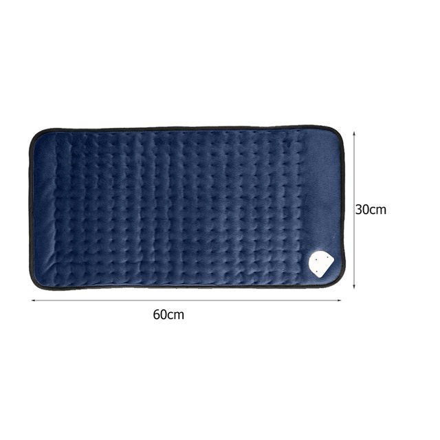 Almohadilla de calefacción eléctrica para el cuello y la espalda, masajeador con temporizador, manta de calefacción para alivio del dolor de espalda, calentador de invierno de 110V/220V, 76x40cm
