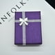 thumbnail image 2 of 2 uds joyería colgante collar pendientes anillo caja de almacenamiento organizador de moda soporte de exhibición de regalo viaje cumpleaños Ropa, zapatos y accesorios Miscelánea Violeta 7*9*2.8 CM Guardurnaity AP015415-04, 2 of 6