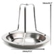 thumbnail image 2 of Ratería de pollo de acero inoxidable Protección ambiental y durabilidad Non -stick Diy BBQ Grill Stand Kitchen, 2 of 8