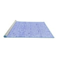 thumbnail image 2 of Ahgly Company Machine Washable Indoor Round Oriental Blue Traditional Area Rugs, 5' Round, 2 of 4