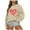 25# Khaki, variant on Sweatshirts for Women Heart Print Valentine's Day Top Long Sleeve Tunic Tops Funny Pullover Sweatshirts Loose Tee Shirts Valentines Day Sweatshirts