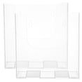 thumbnail image 1 of 2 expositores de pared para folletos de oficina, tamaño A5, de acrílico transparente, para revistas y folletos., 1 of 8