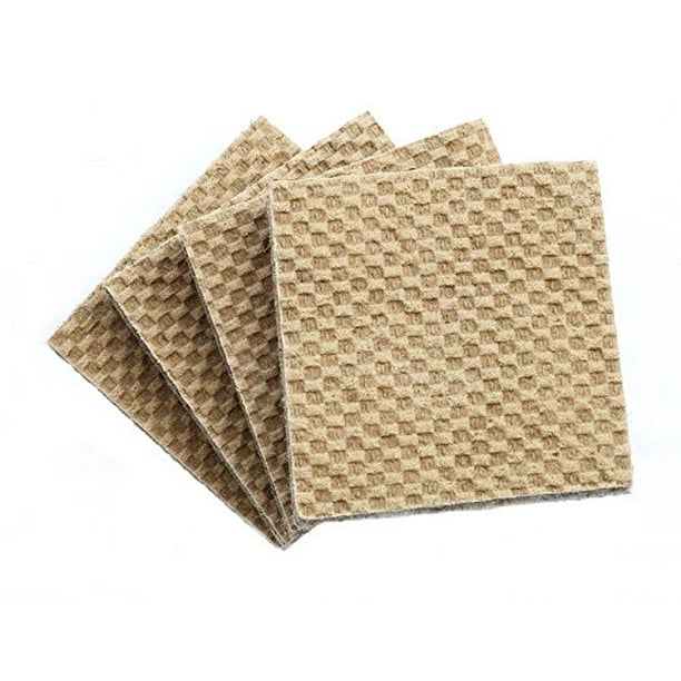 Dura Grip Dg4sq 8 Heavy Duty Non Slip Rubber No Glue Or Nails Furniture Floor Pads Protectors 4 L Set Of Com Dura Grip Dg4sq 8 Heavy Duty Non Slip, Rug Protectors For Heavy Furniture