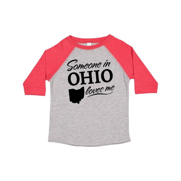 Inktastic Someone in Ohio Loves Me Boys or Girls Toddler T-Shirt