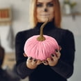 thumbnail image 5 of Gqtwoy Velvet Pumpkin 10cm - Fall Decorations for Halloween, Weddings, Thanksgiving - Realistic Plush Foam Pumpkins, DIY Centerpieces & Table Scatters, Reusable Elegant Accents, 5 of 6