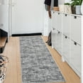 thumbnail image 2 of Haperlare Machine Washable Runner Rugs for Hallway Modern Non Slip Low Pile Laundry Entryway Runner Rug,Light Grey Rugs,2'x6', 2 of 7