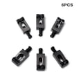thumbnail image 3 of 6X Pont en Métal Remplacé Partie Bouton Électrique Solidité Pont Professionnel Pas de Rupture Guitare Inoxydable Fournit une Exécution Fine Poids Léger, 3 of 6