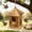 Brown-[1 Hole], variant on Bxaolu Bird Houses for Outside, 6-Hole Wooden Birdhouse for Bluebirds Finch Swallow Wren Chickadee Hummingbird, Bird House for Outdoor Garden Courtyard - Room for 6 Bird Families