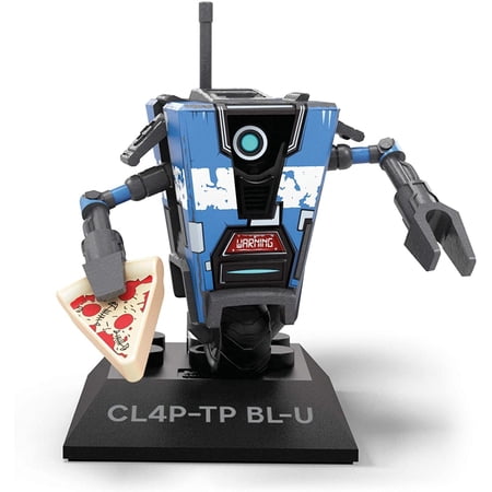 MEGA Black Series MCX Heroes Borderlands CL4P-TP BL-U Micro Action Figure, Building Toys for Kids