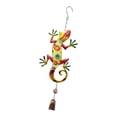 thumbnail image 3 of Campana de viento vidrieras, campanillas de viento Gecko Bell, adorno colgante duradero de campana Gecko, para porche de jardín al aire libre Amarillo, 3 of 8