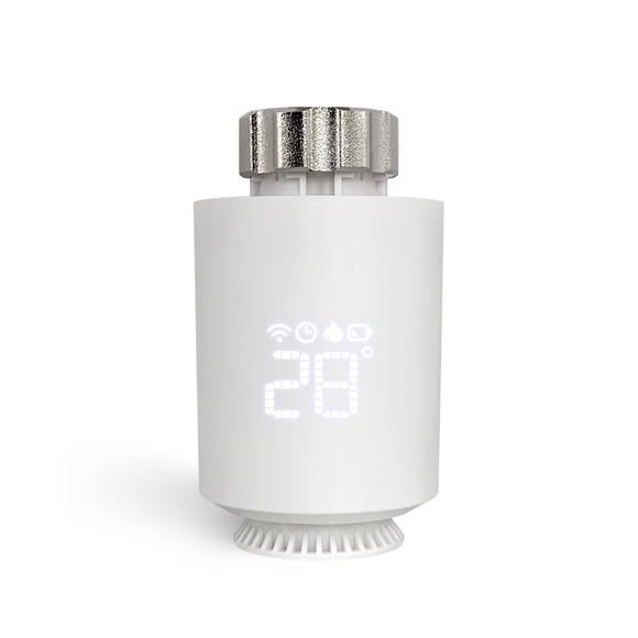 Radiator Valve Intelligent Thermostatic Valve Mobile APP Control Intelligent Temperature Adjustment Temperature Controller ,Easy to Install