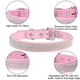 thumbnail image 3 of Collar de perro flash ajustable, collar de perro rosa, collar de gato, collar de perro de diamante, 3 of 5
