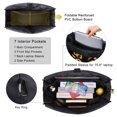 thumbnail image 7 of HAWEE Multipurpose Tote Bag with Zipper and 15 Pockets for Travel/ Work/Nurse Sunflower Print Weekender Duffle Bag Overnight Luggage organizer, 7 of 7
