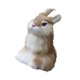 thumbnail image 3 of Muñeca realista de felpa, modelo de juguete de animales pequeños, decoración del hogar de Pascua, adorno artesanal, regalo para niños, niñas y niños, amarillo Irene Inevent FN000326-02, 3 of 7