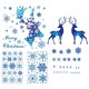 thumbnail image 2 of Calcomanías adhesivas para ventana de copo de nieve de Navidad, calcomanías para ventana de vidrio de Navidad, calcomanías para pared de habitación, decoración del hogar, Navidad, Año Nuevo 2022, 2 of 4