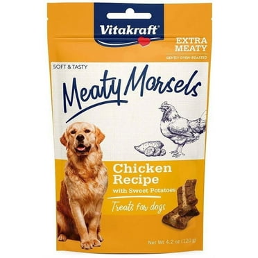 Vitakraft Vitakraft Meaty Morsels Mini Chicken Recipe with Sweet Potato Dog Treat 4.2 oz Pack of 2