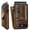 Brown, variant on Men's Wallet for AirTag with RFID Blocking, Slim Pop-Up Credit Card Holder, Brown Leather