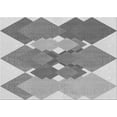 thumbnail image 1 of Ahgly Company Machine Washable Indoor Rectangle Transitional Platinum Silver Gray Area Rugs, 8' x 12', 1 of 7
