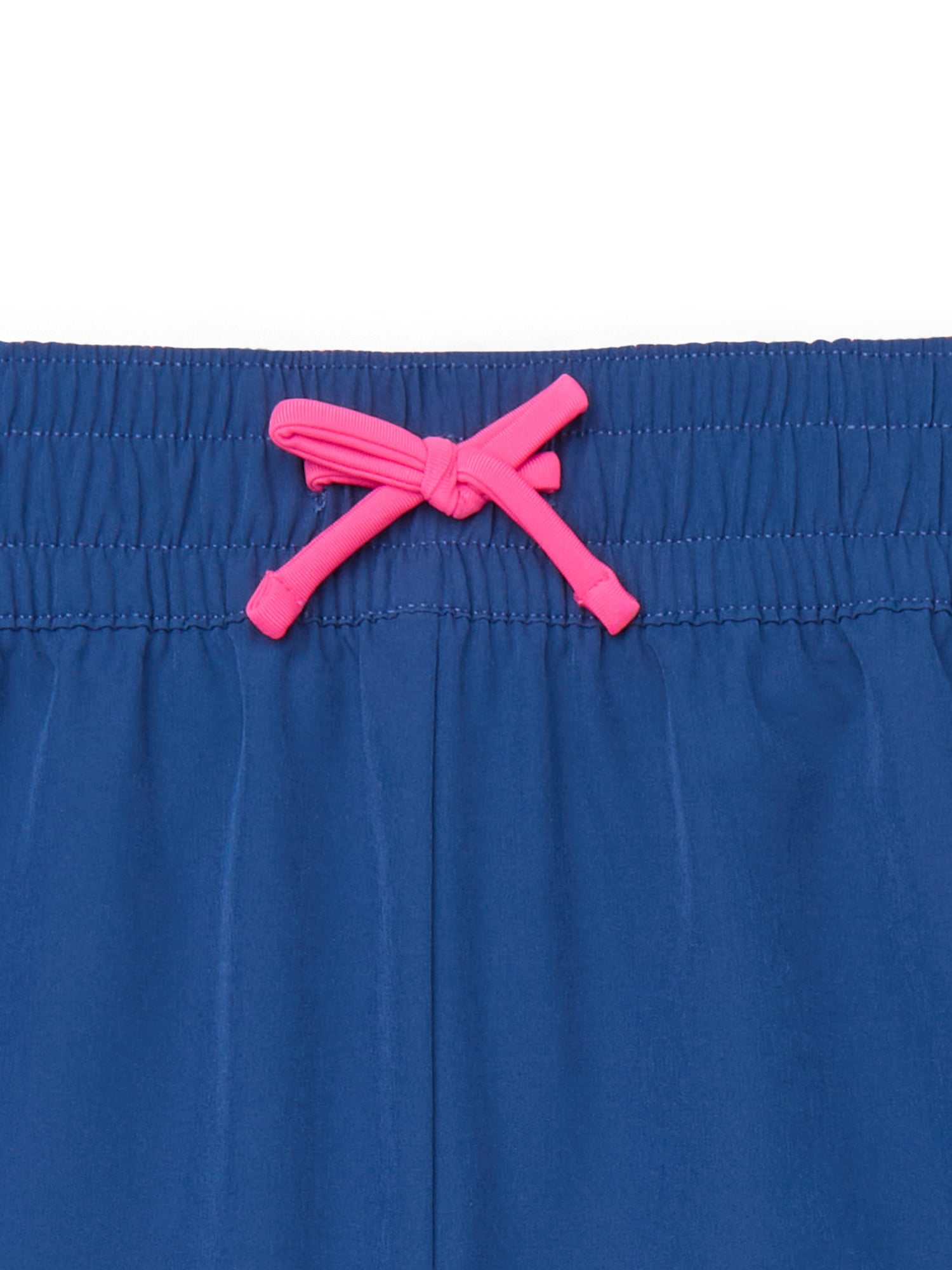 Ocean Gear Girls Coverup Swim Shorts with Pom Trim, Sizes 4-18