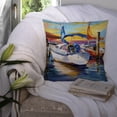 thumbnail image 3 of Carolines Treasures JMK1243PW1414 Symmetry again Sailboats Canvas Fabric Decorative Pillow  14Hx14W multicolor, 3 of 4