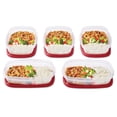 thumbnail image 4 of Rubbermaid EasyFindLid - Contenedores para preparación de comidas, 5.5 tazas, color rojo, 4 of 6