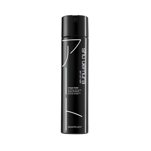 Shu Uemura Moya Hold Spray para el cabello con acabado | Laca de fijación duradera | Define estilos | Acabado microfino ligero | Para peinados recogidos con cabello peinado hacia atrás