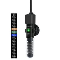 Aquaneat Aquarium Heater, 25W Small Betta Fish Tank Heater, Mini Preset Water Thermostat with a Thermometer