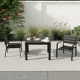 thumbnail image 7 of 2 Piece Metal Patio Stackable Dining Chairs Set,Ventilated Material Stackable Outdoor Chairs Textilene Fabric Outdoor Aluminum Stacking Dining Chair Patio Dining Chairs, 7 of 7