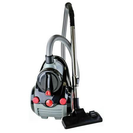 Ovente Cyclonic Bagless Canister Vacuum with Hepa Filter and Brush,
